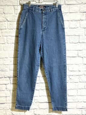Ruff Hewn Womens 6 Jeans High Rise Tapered Mom Fit Blue Denim 29 Inseam